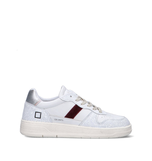 D.A.T.E. Sneaker donna bianca in pelle