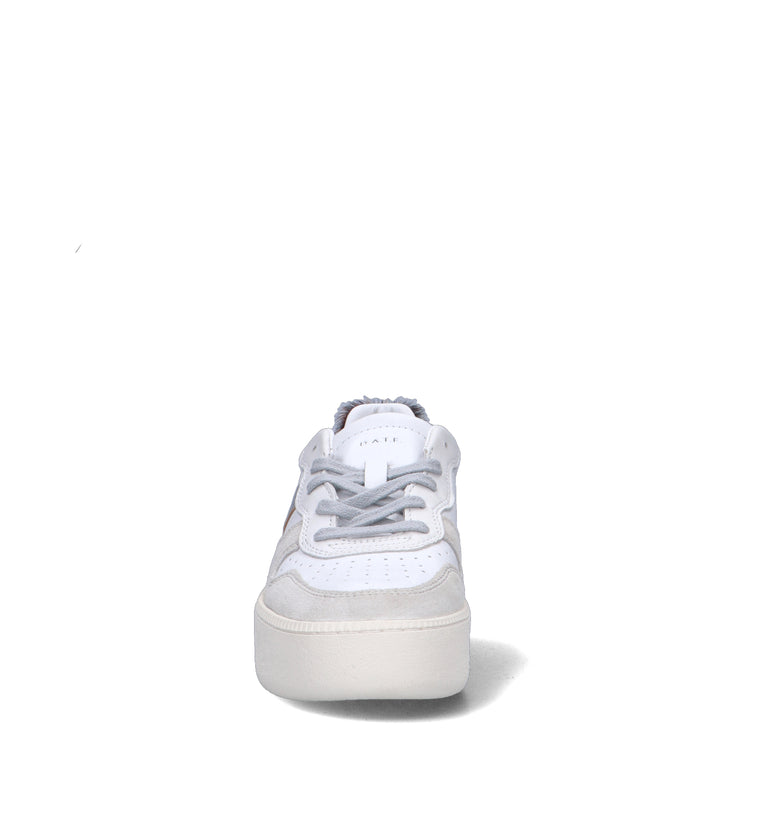 D.A.T.E. Sneaker donna bianca in pelle