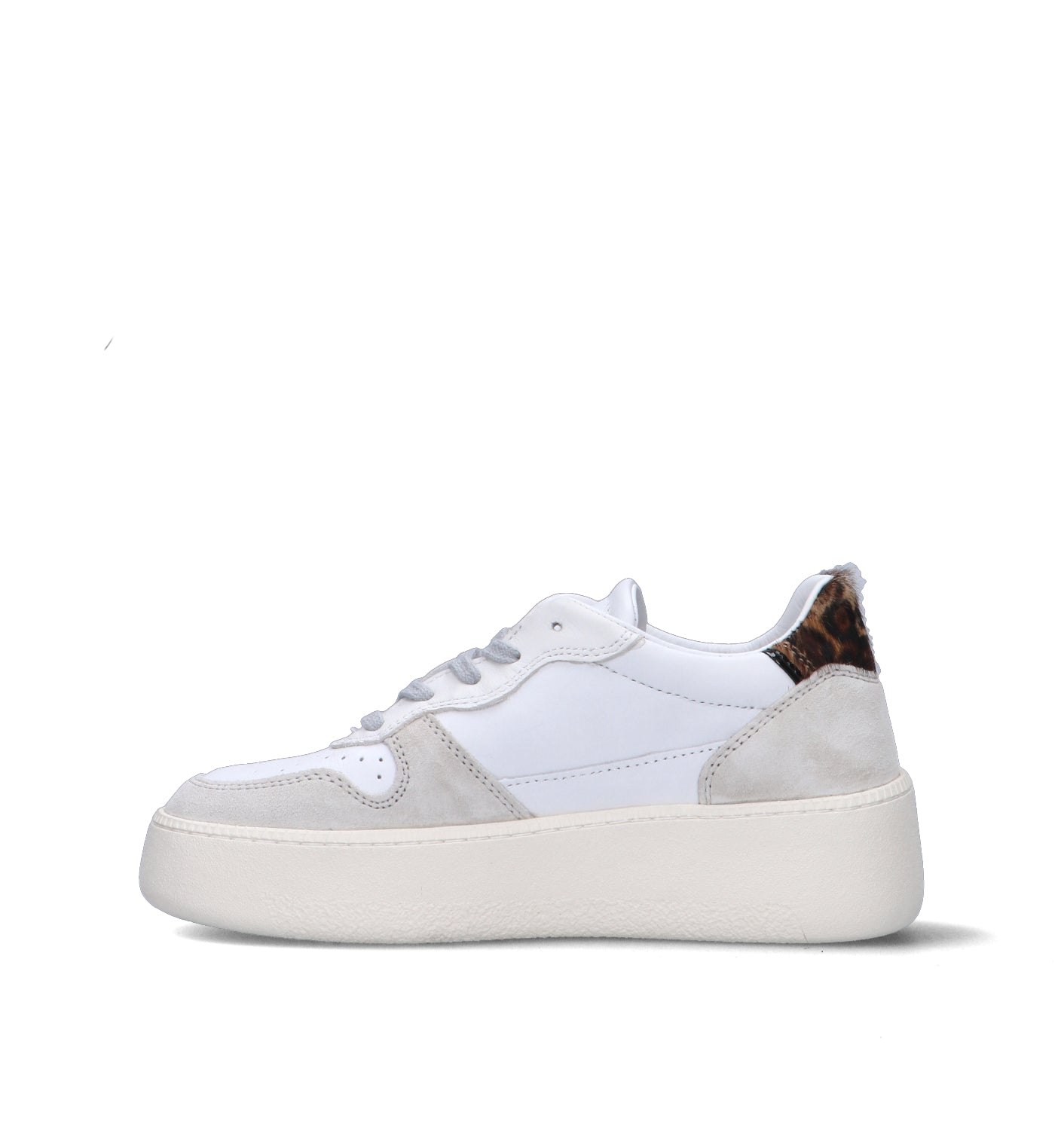 D.A.T.E. Sneaker donna bianca in pelle