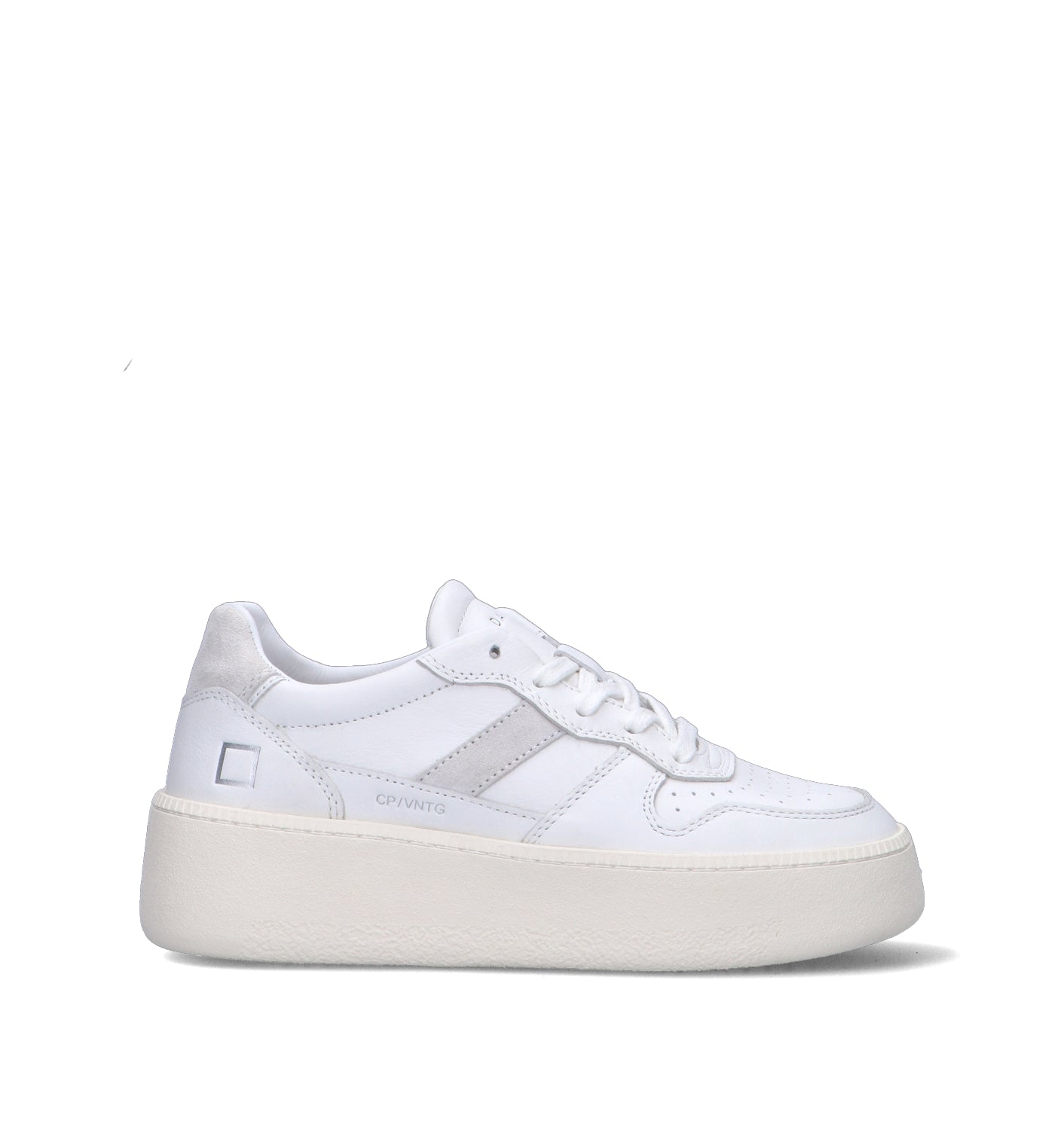 D.A.T.E. Sneaker donna bianca in pelle