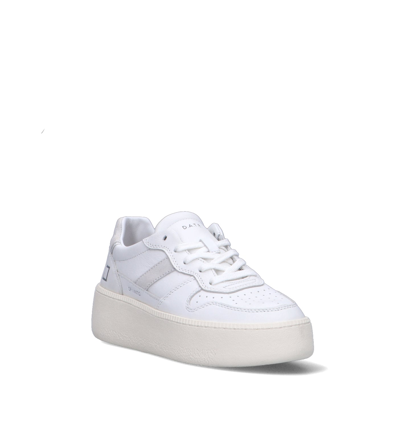 D.A.T.E. Sneaker donna bianca in pelle