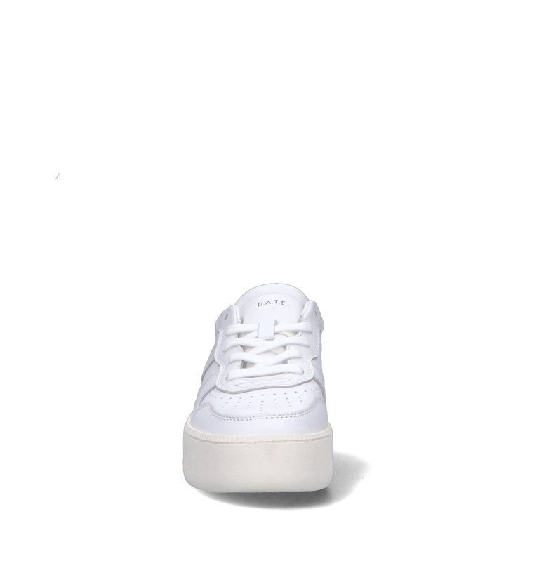 D.A.T.E. Sneaker donna bianca in pelle