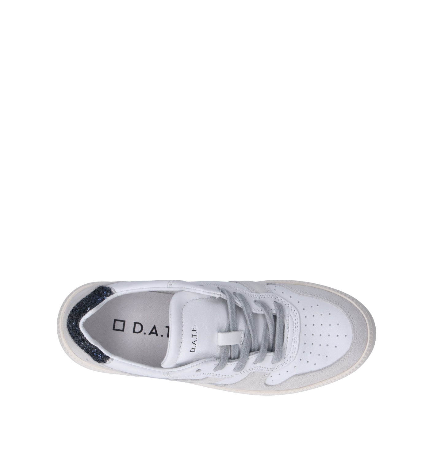 D.A.T.E. Sneaker donna bianca in pelle
