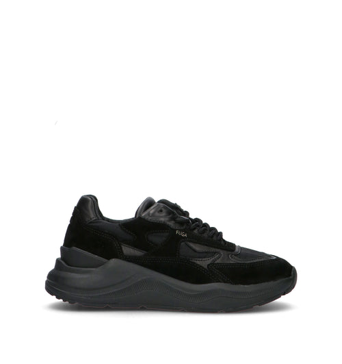 D.A.T.E. Sneaker donna nera in suede