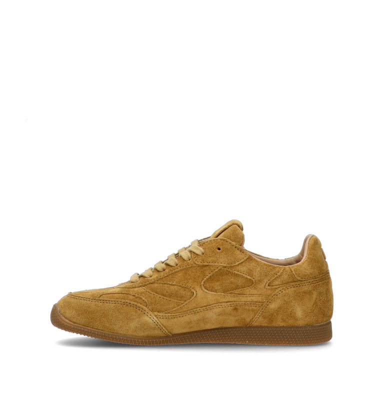 D.A.T.E. Sneaker donna senape in suede