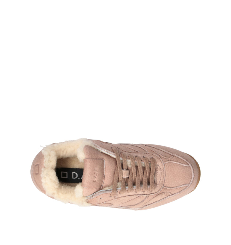D.A.T.E. Sneaker donna rosa in suede