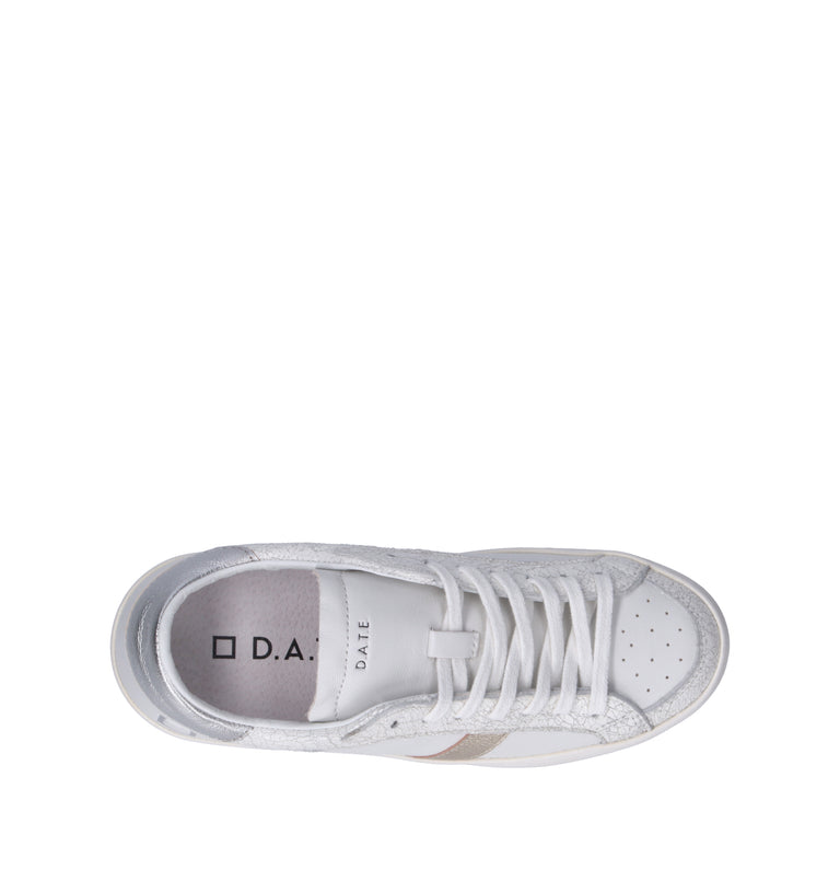 D.A.T.E. Sneaker donna bianca in pelle