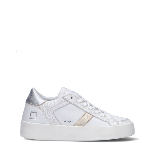 D.A.T.E. Sneaker donna bianca in pelle
