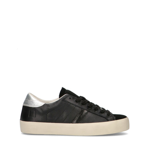 D.A.T.E. Sneaker donna nera in pelle