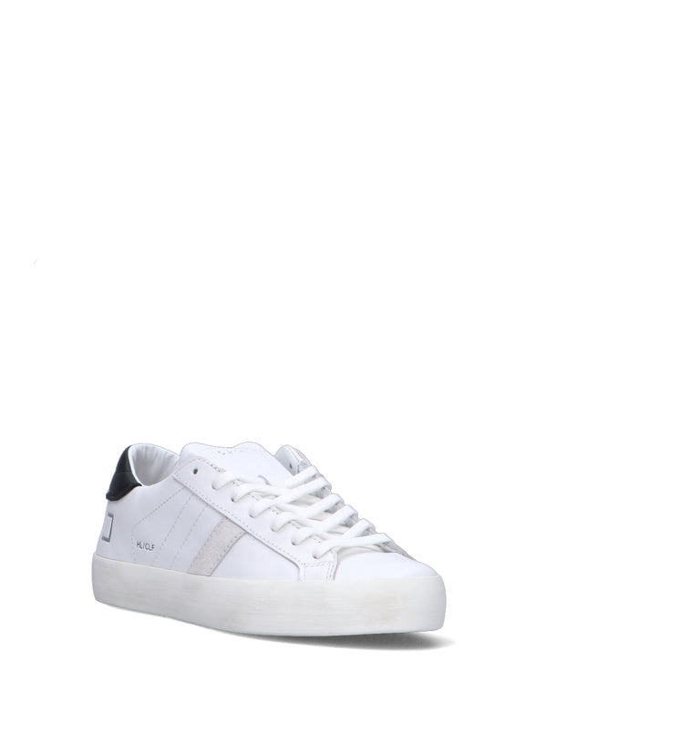 D.A.T.E. Sneaker donna bianca in pelle