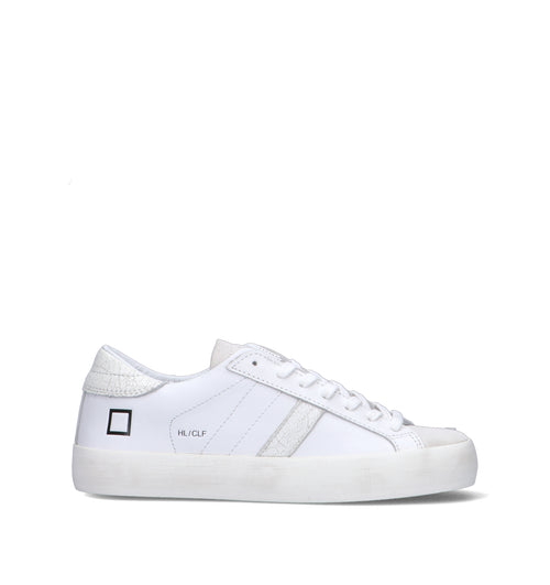 D.A.T.E. Sneaker donna bianca in pelle