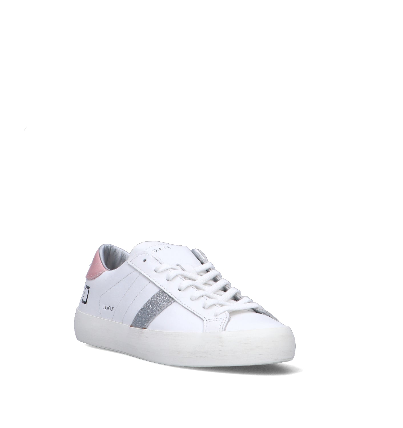 D.A.T.E. Sneaker donna bianca in pelle