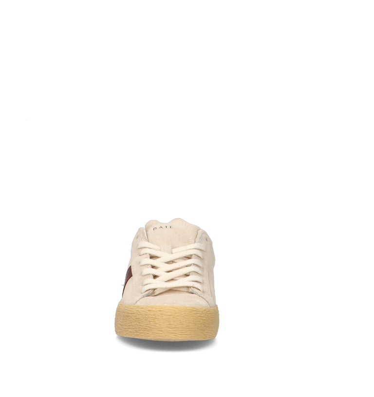 D.A.T.E. Sneaker donna panna in suede