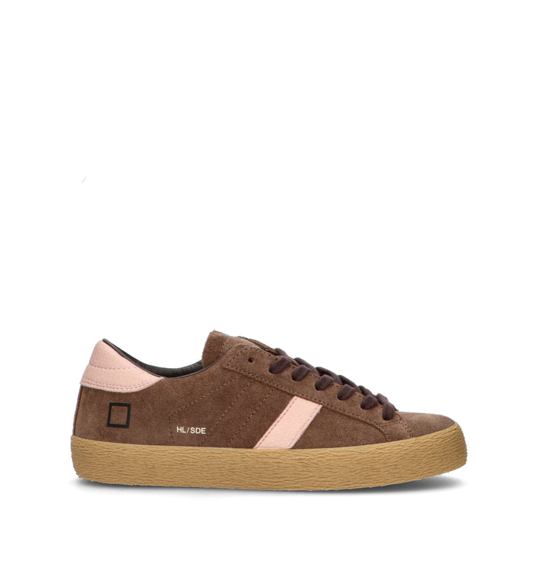 D.A.T.E. Sneaker donna taupe in suede