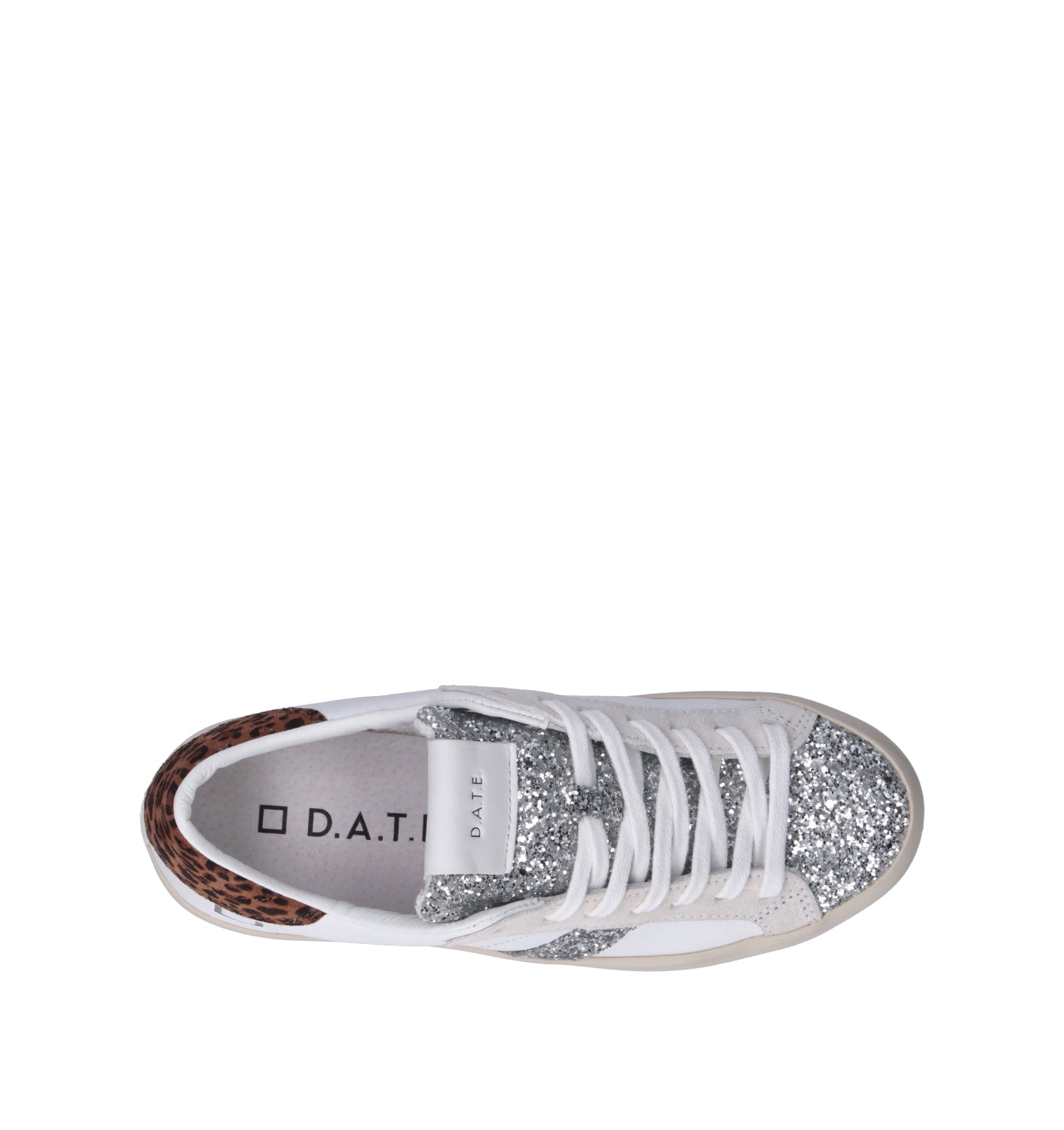 D.A.T.E. Sneaker donna bianca in pelle