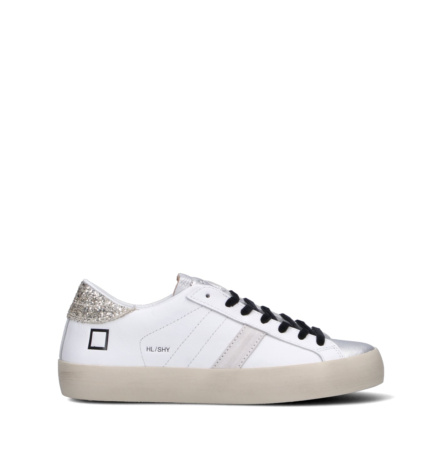 D.A.T.E. Sneaker donna bianca in pelle