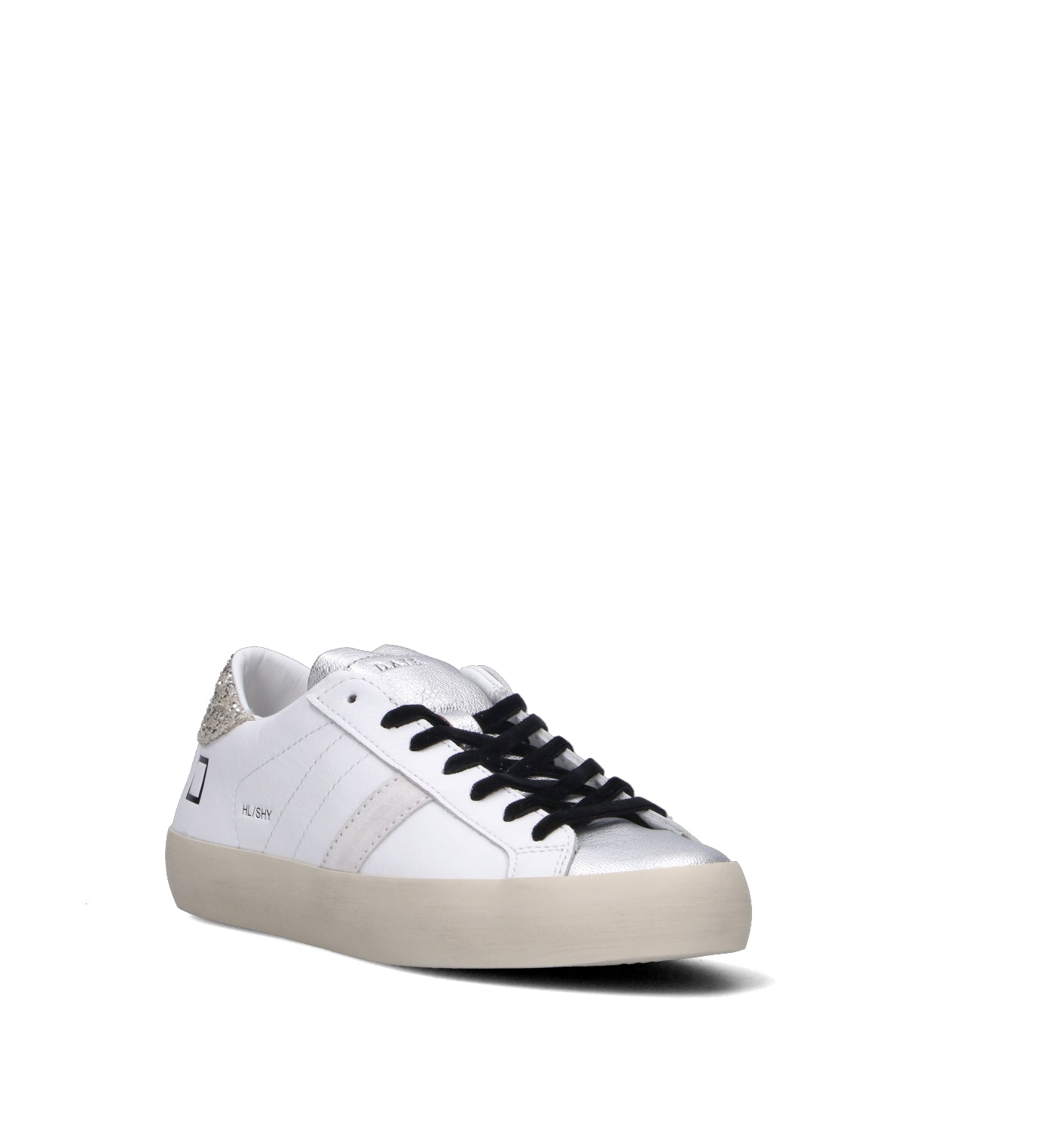D.A.T.E. Sneaker donna bianca in pelle