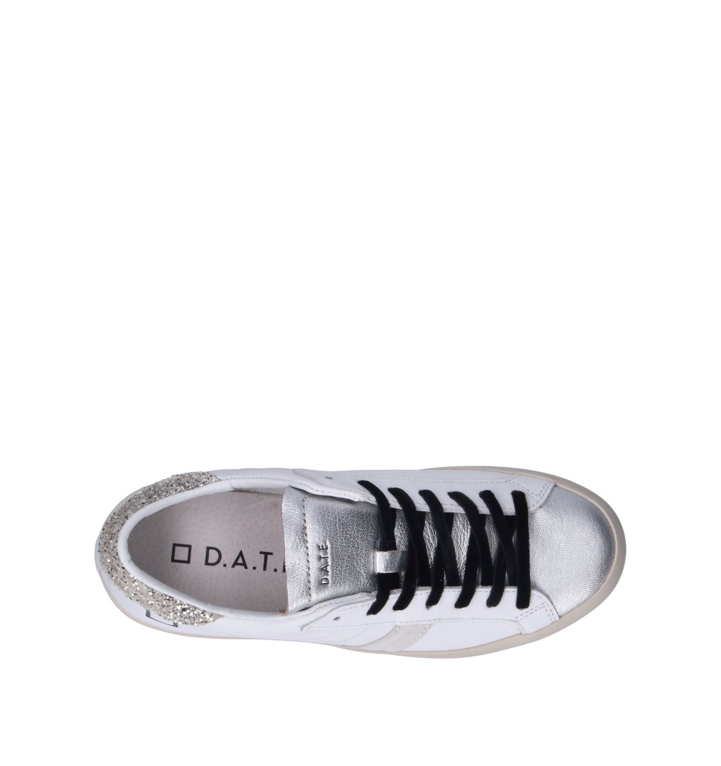 D.A.T.E. Sneaker donna bianca in pelle