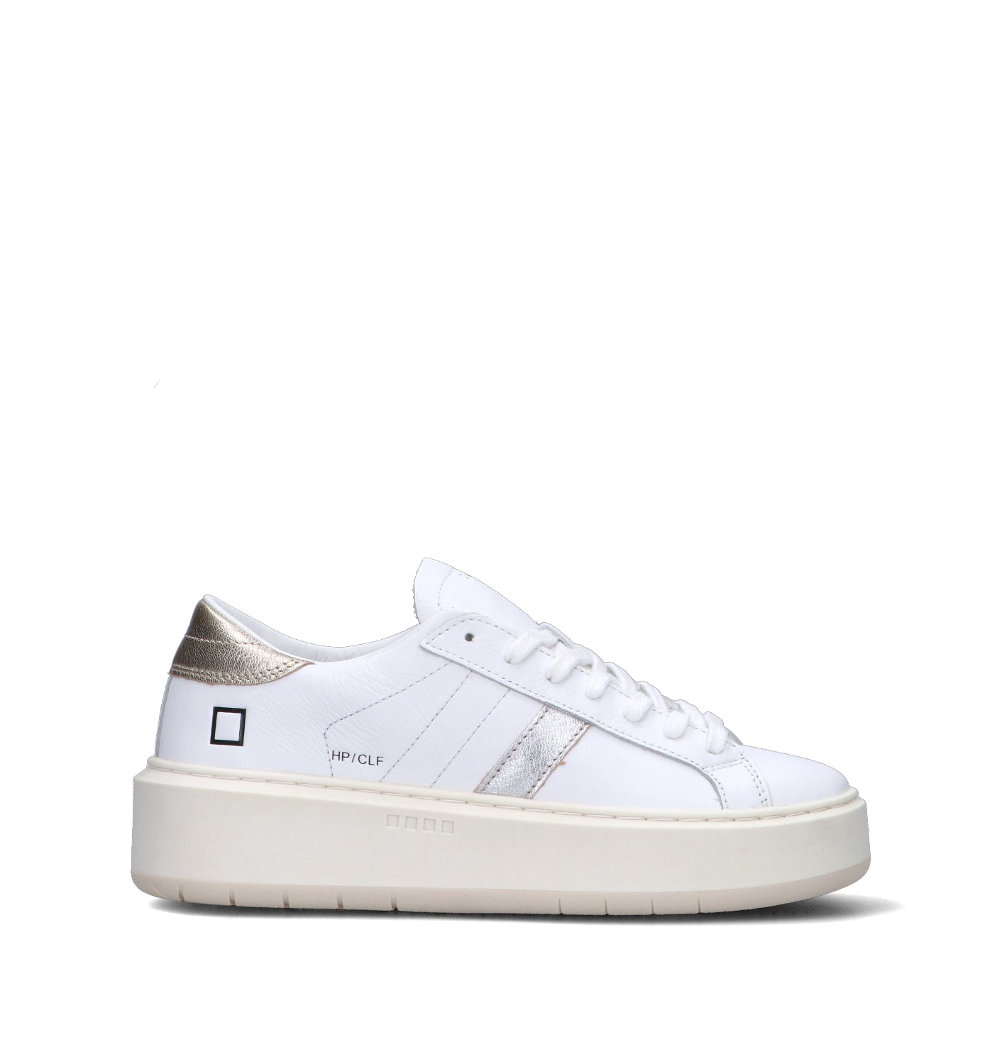 D.A.T.E. Sneaker donna bianca in pelle