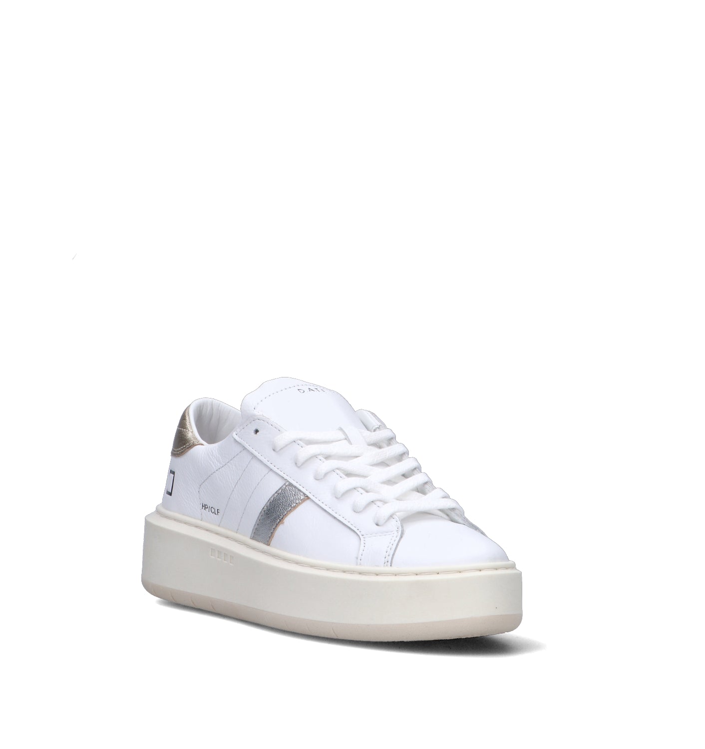 D.A.T.E. Sneaker donna bianca in pelle