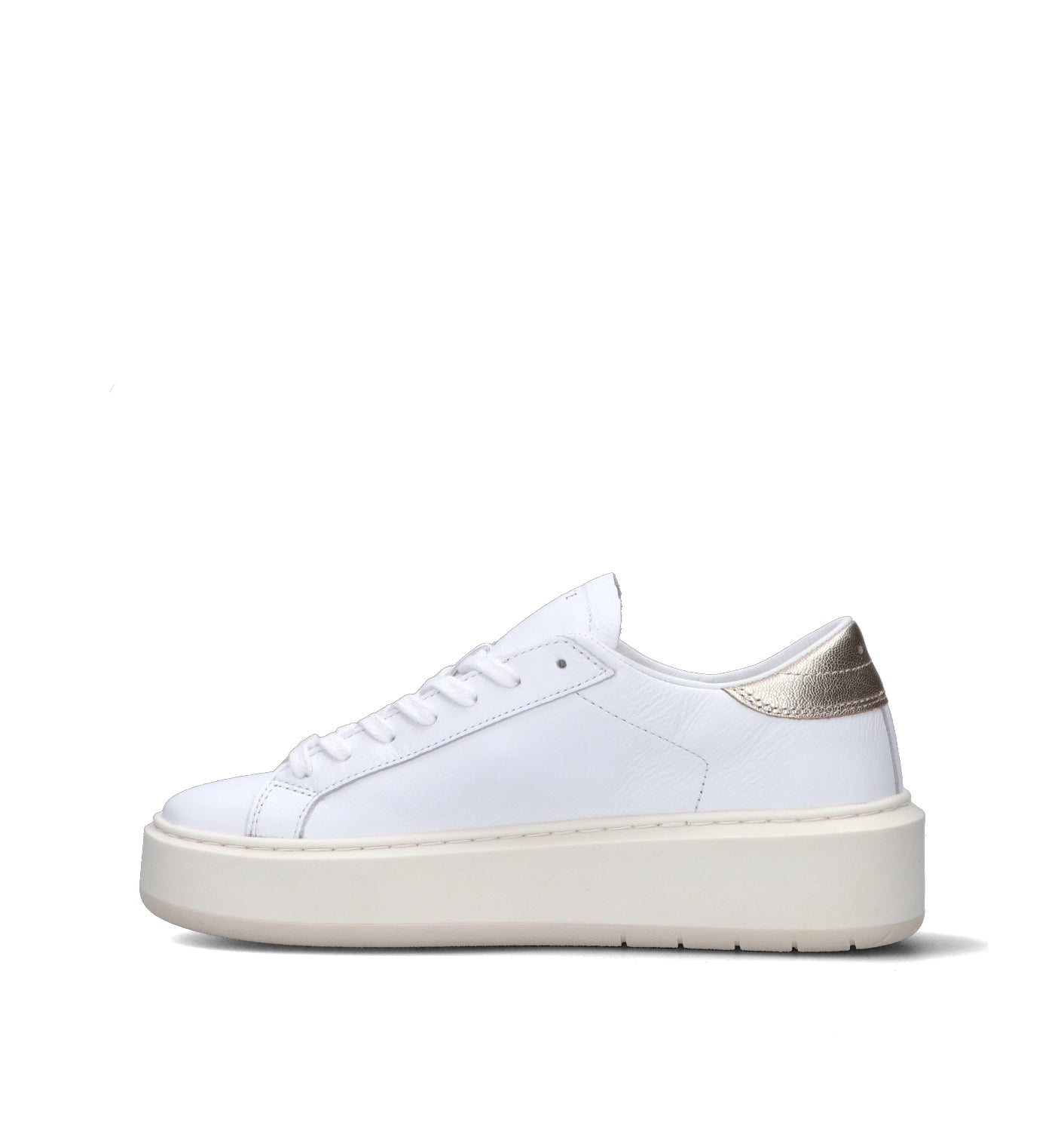 D.A.T.E. Sneaker donna bianca in pelle
