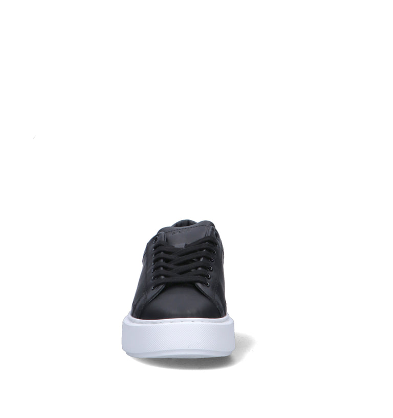 D.A.T.E. Sneaker donna nera in pelle