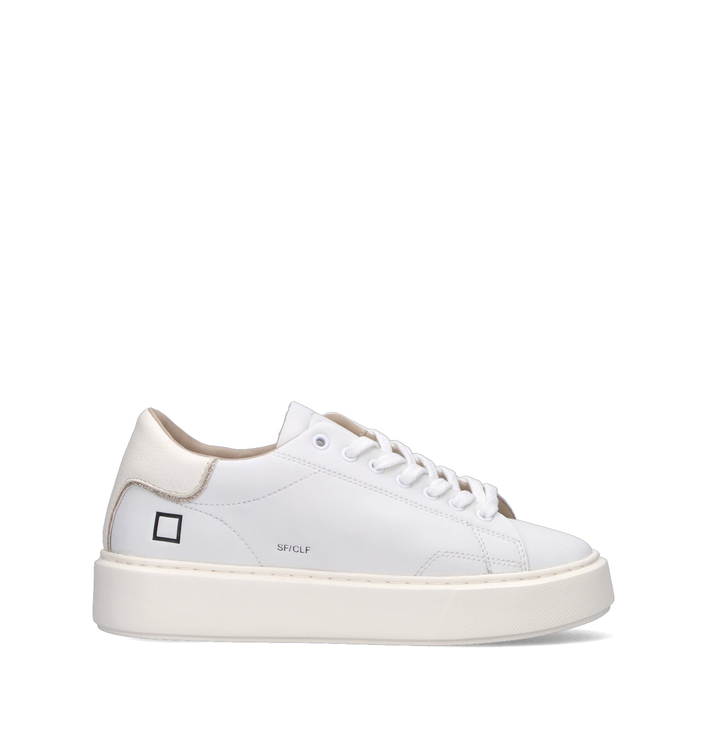 D.A.T.E. Sneaker donna bianca in pelle