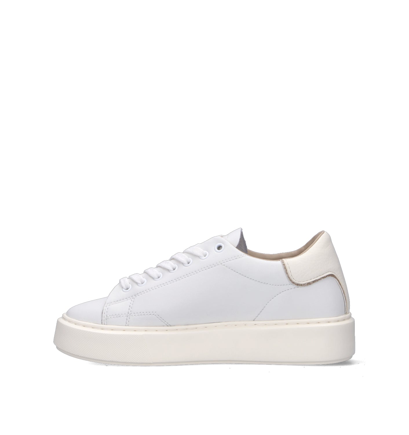 D.A.T.E. Sneaker donna bianca in pelle