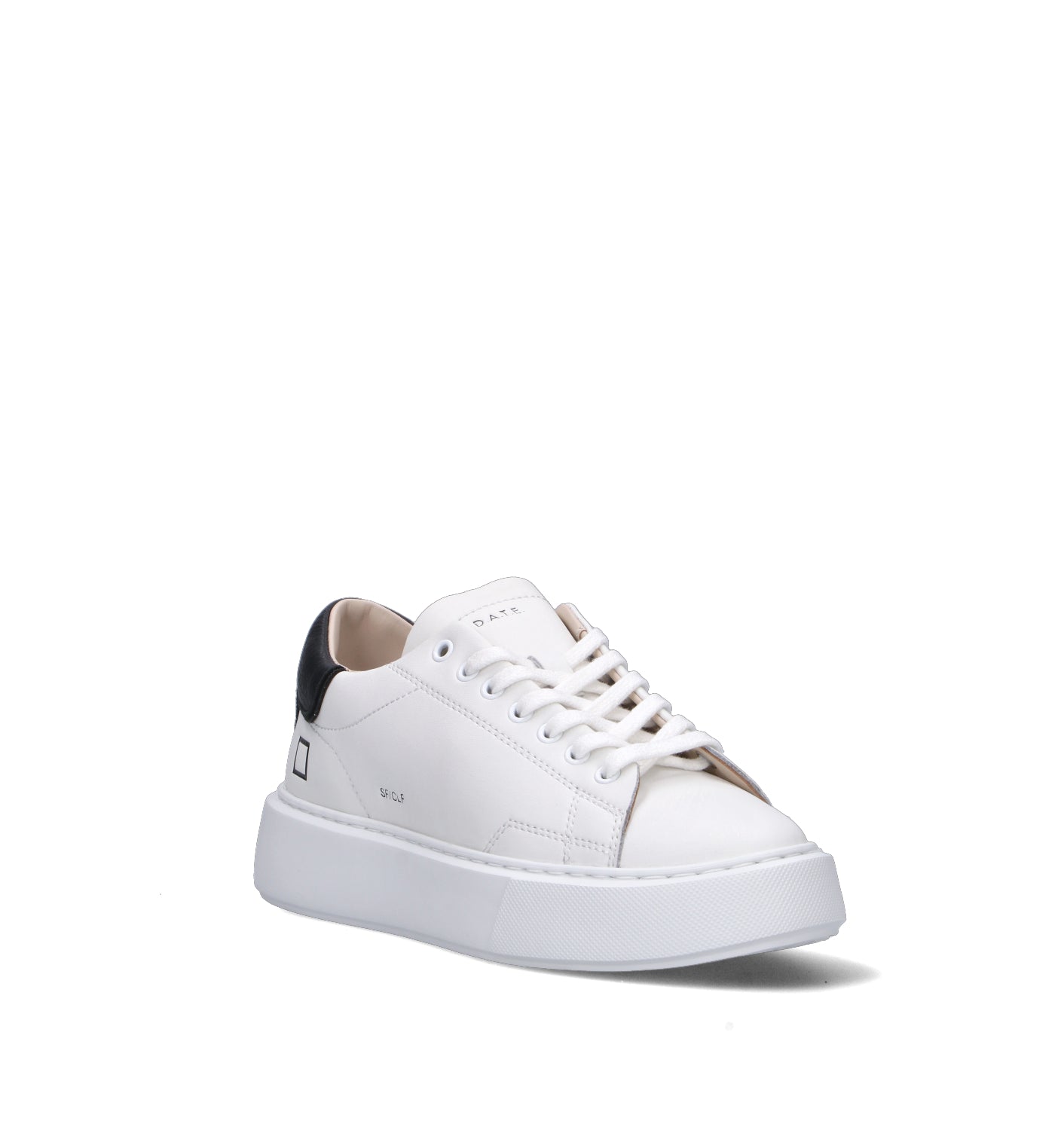 D.A.T.E. Sneaker donna bianca in pelle