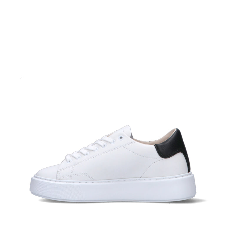 D.A.T.E. Sneaker donna bianca in pelle