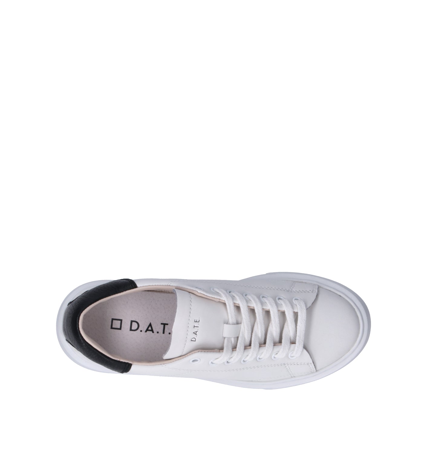 D.A.T.E. Sneaker donna bianca in pelle