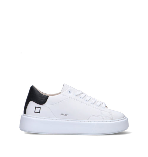 D.A.T.E. Sneaker donna bianca in pelle