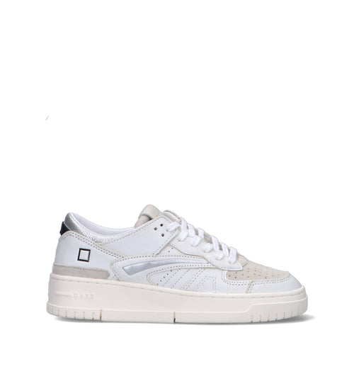 D.A.T.E. Sneaker donna bianca in pelle