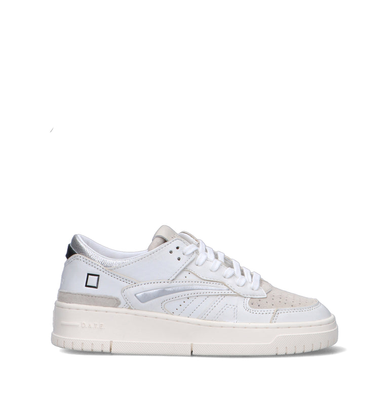 D.A.T.E. Sneaker donna bianca in pelle