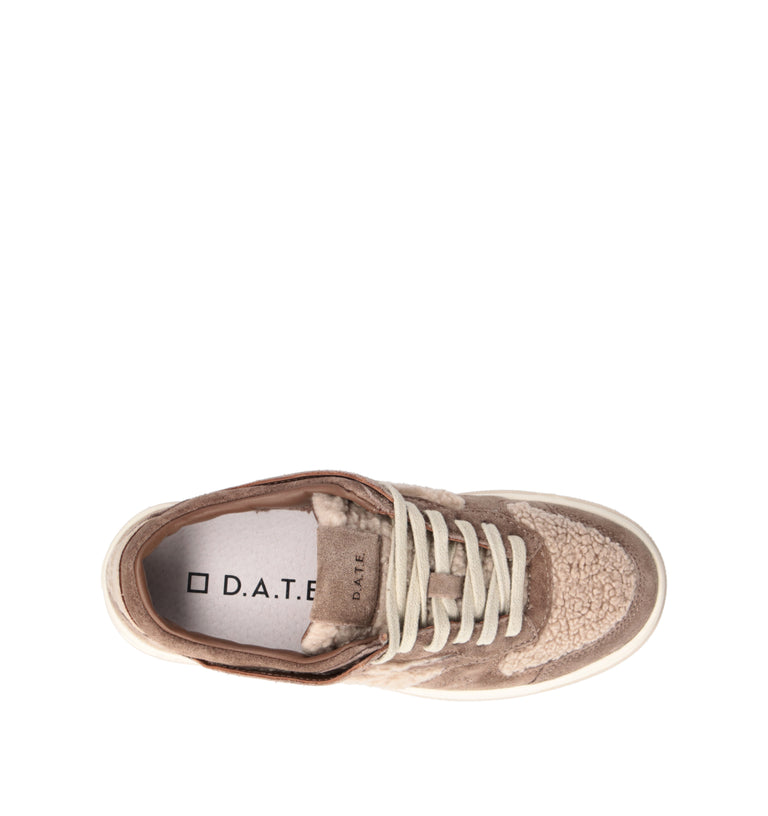 D.A.T.E. Sneaker donna beige