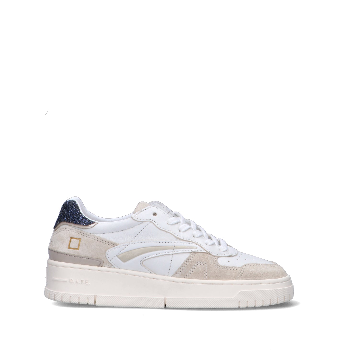 D.A.T.E. Sneaker donna bianca in pelle