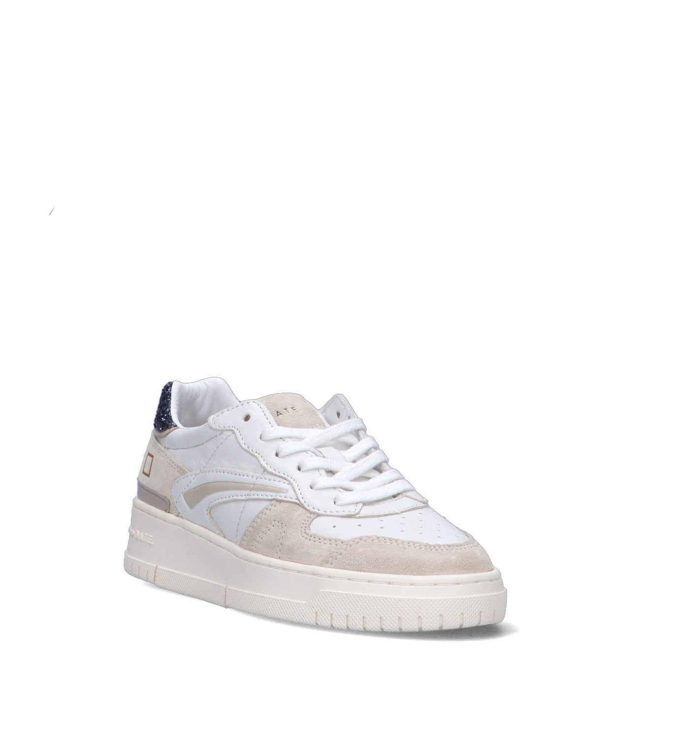 D.A.T.E. Sneaker donna bianca in pelle
