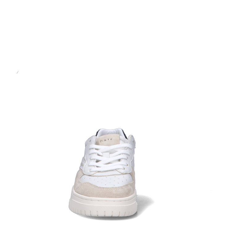 D.A.T.E. Sneaker donna bianca in pelle