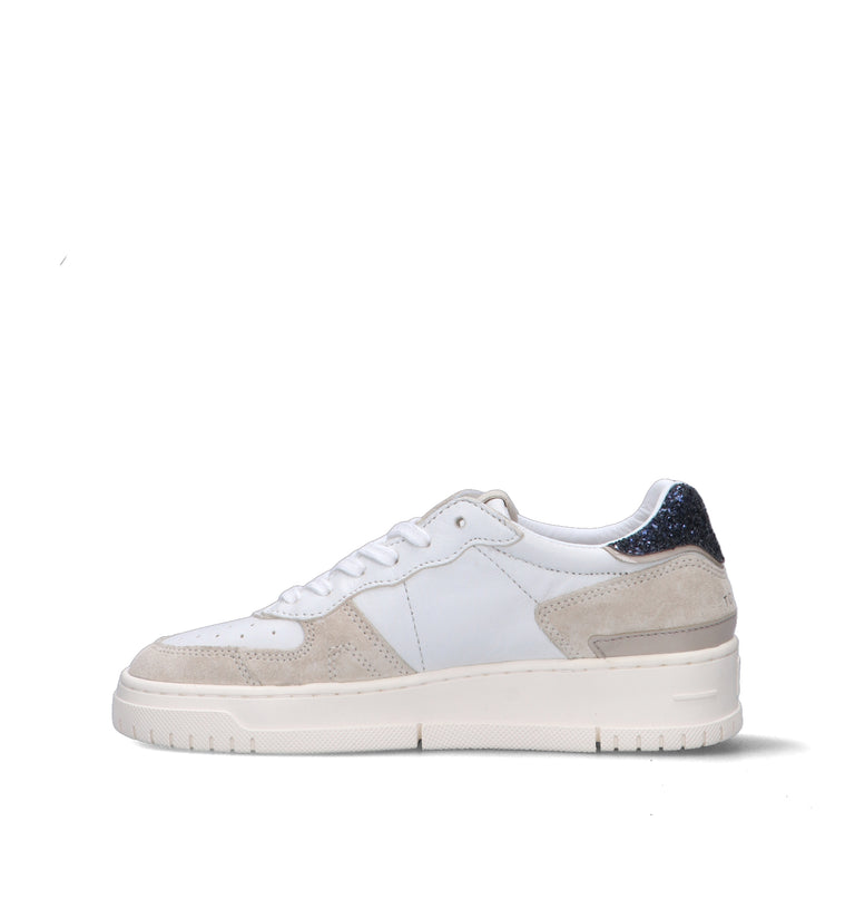 D.A.T.E. Sneaker donna bianca in pelle