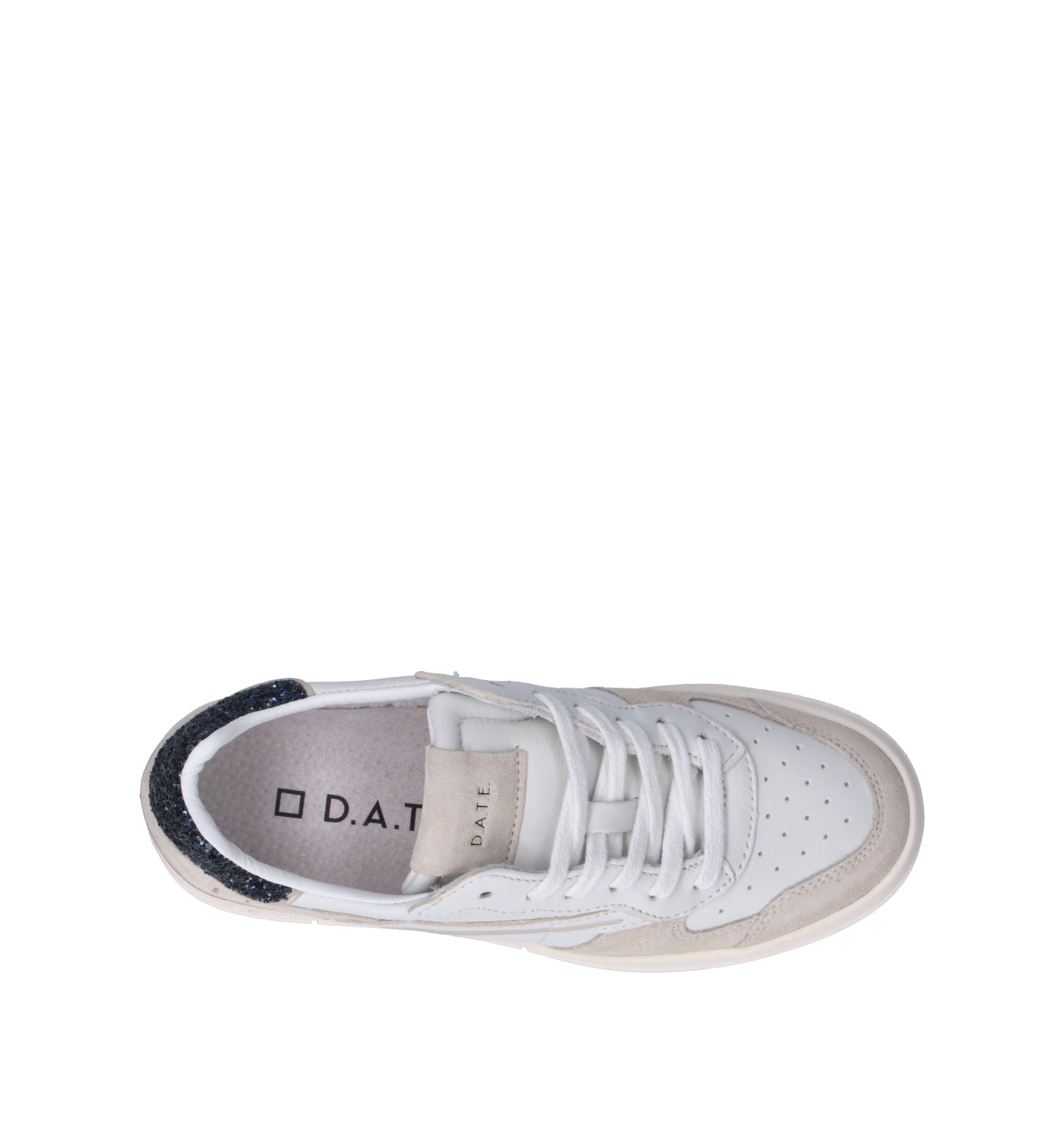 D.A.T.E. Sneaker donna bianca in pelle