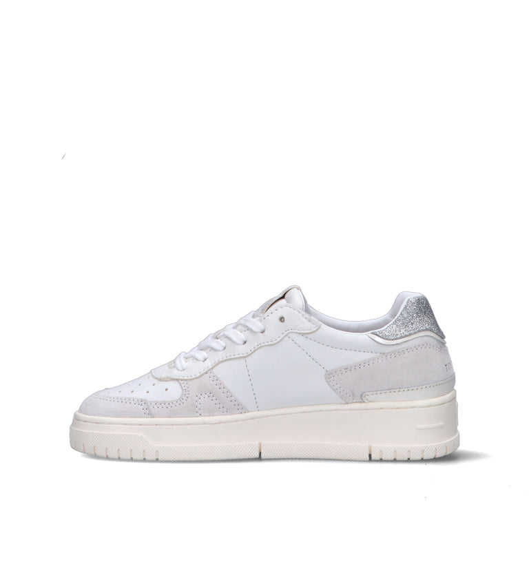 D.A.T.E. Sneaker donna bianca in pelle