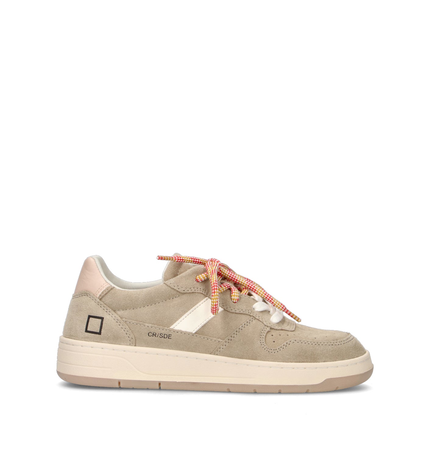 D.A.T.E. Sneaker donna beige in suede