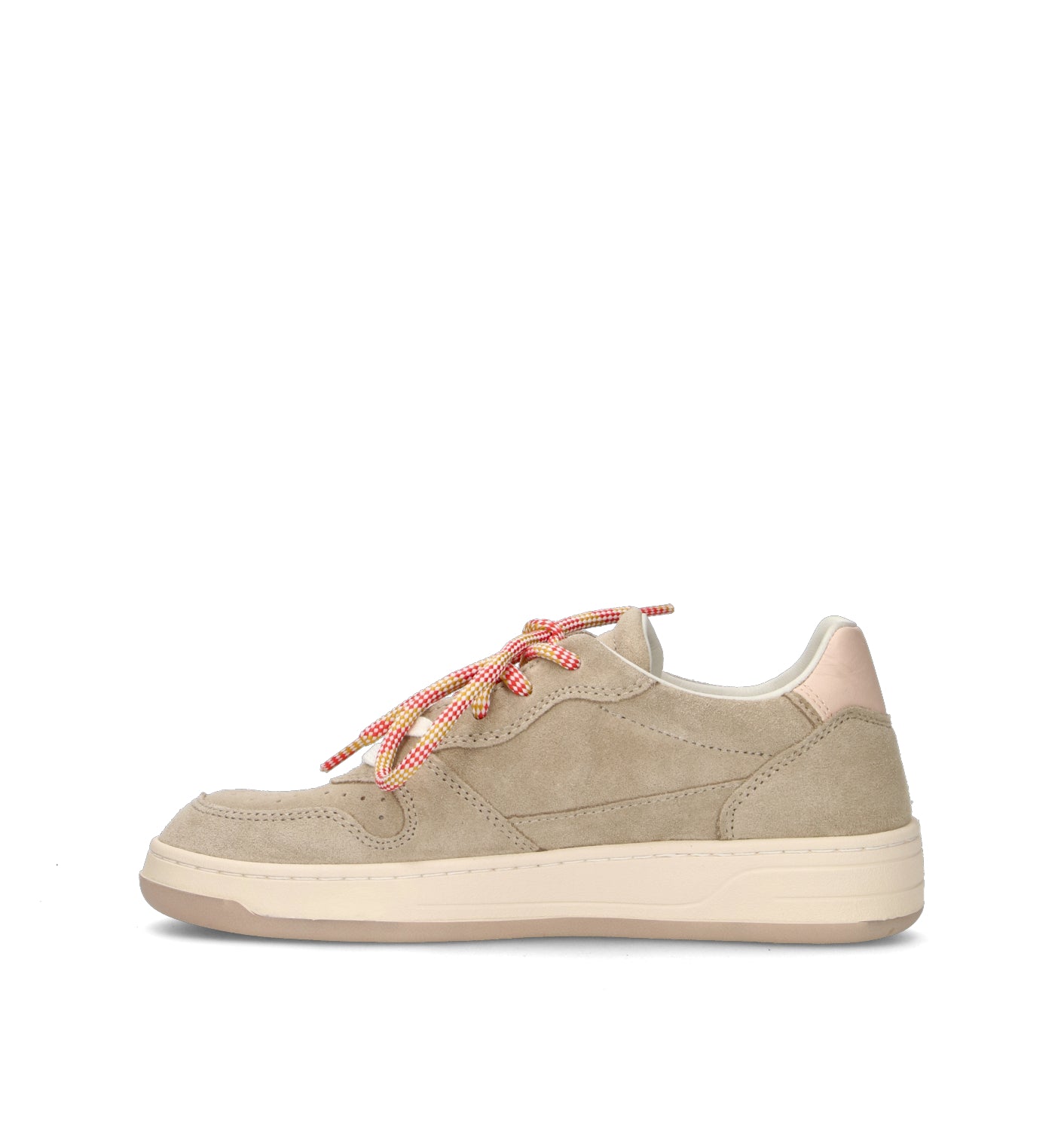 D.A.T.E. Sneaker donna beige in suede