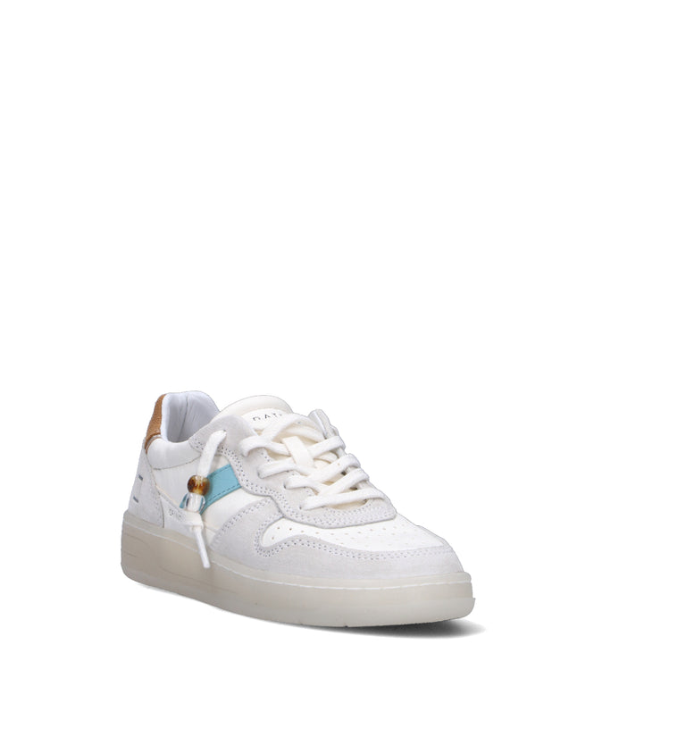D.A.T.E. Sneaker donna bianca in pelle
