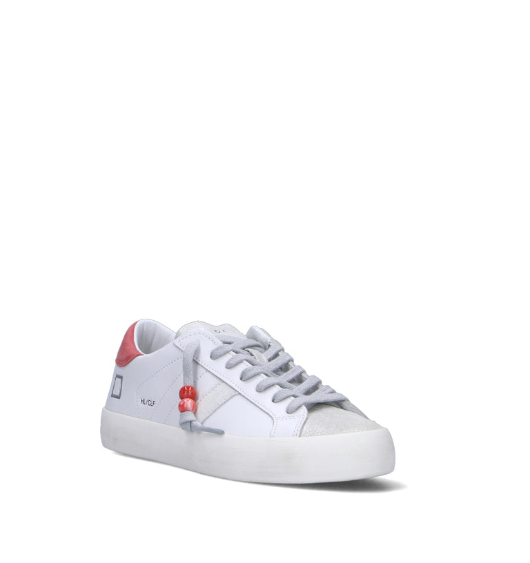 D.A.T.E. Sneaker donna bianca in pelle