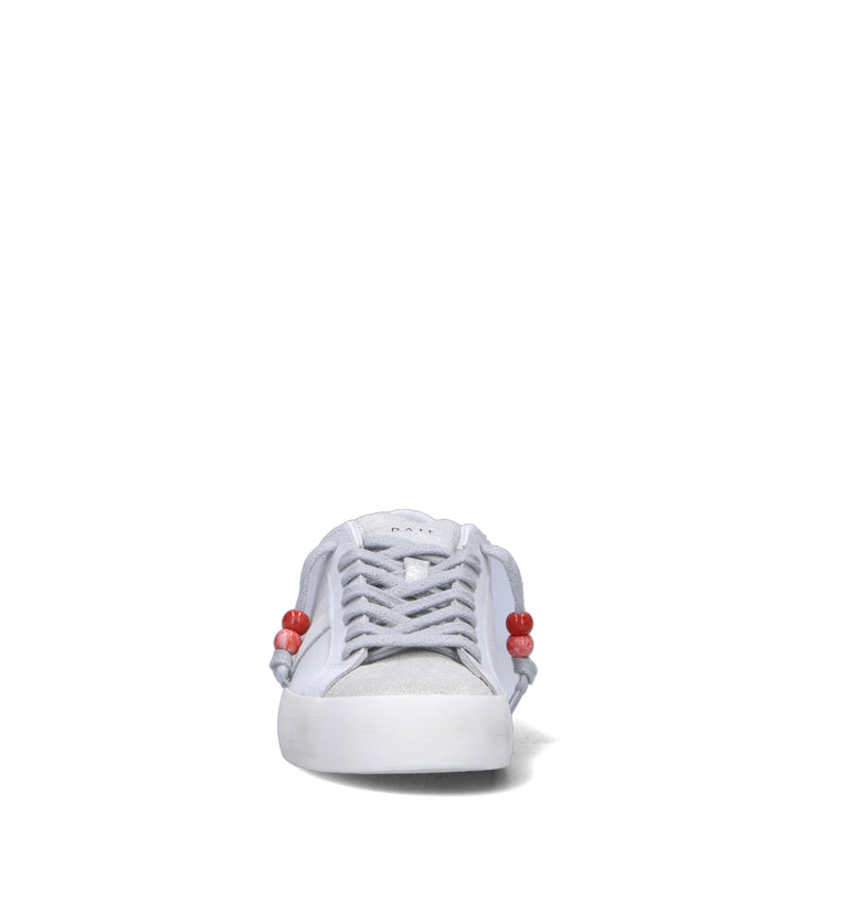 D.A.T.E. Sneaker donna bianca in pelle