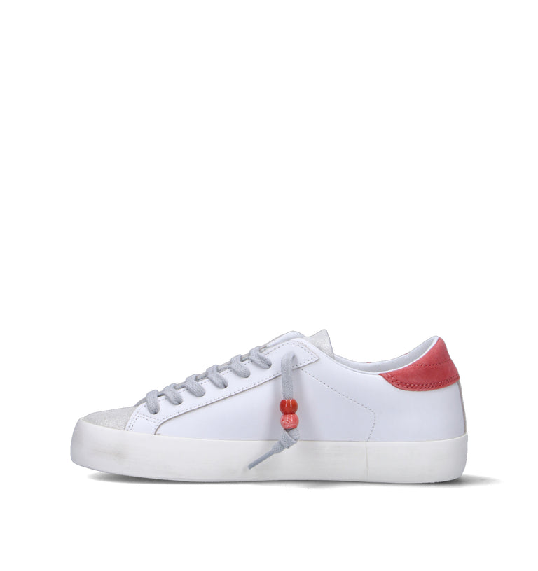 D.A.T.E. Sneaker donna bianca in pelle