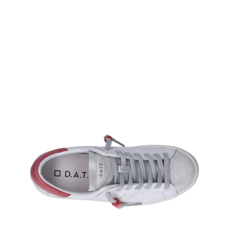 D.A.T.E. Sneaker donna bianca in pelle