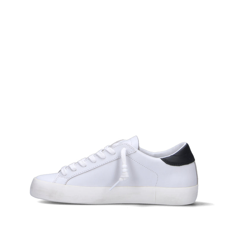 D.A.T.E. Sneaker donna bianca in pelle