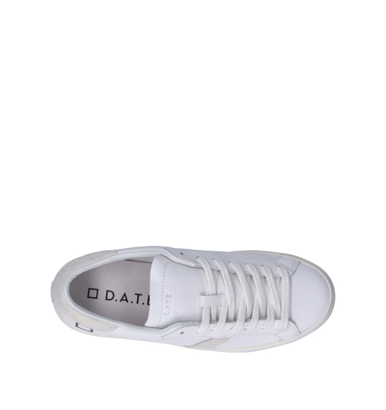 D.A.T.E. Sneaker donna bianca in pelle